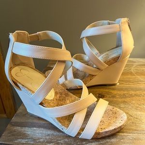 Jessica Simpson nude wedges